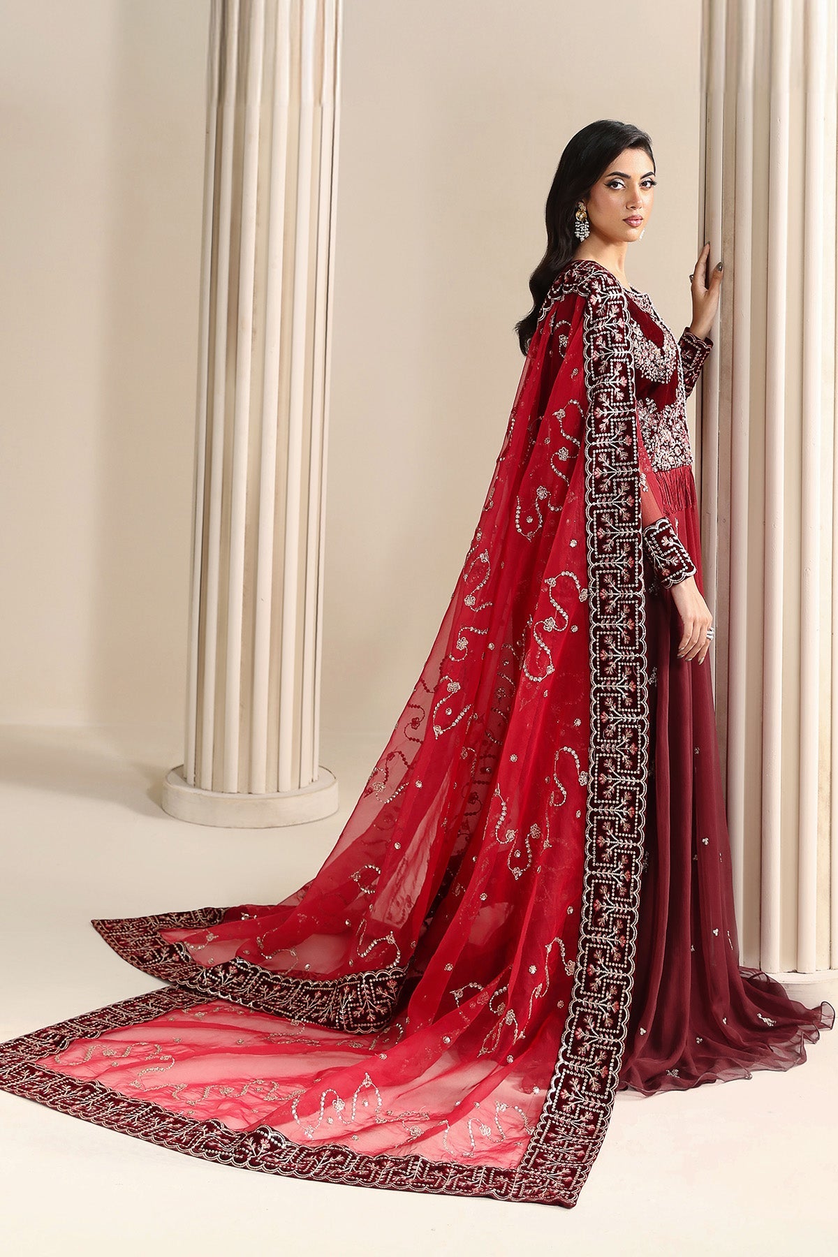 AF-VLT-2209-Cherie | L’AMOUR ’25 – Luxury Handmade Velvet Collection | ALIZEH FASHION