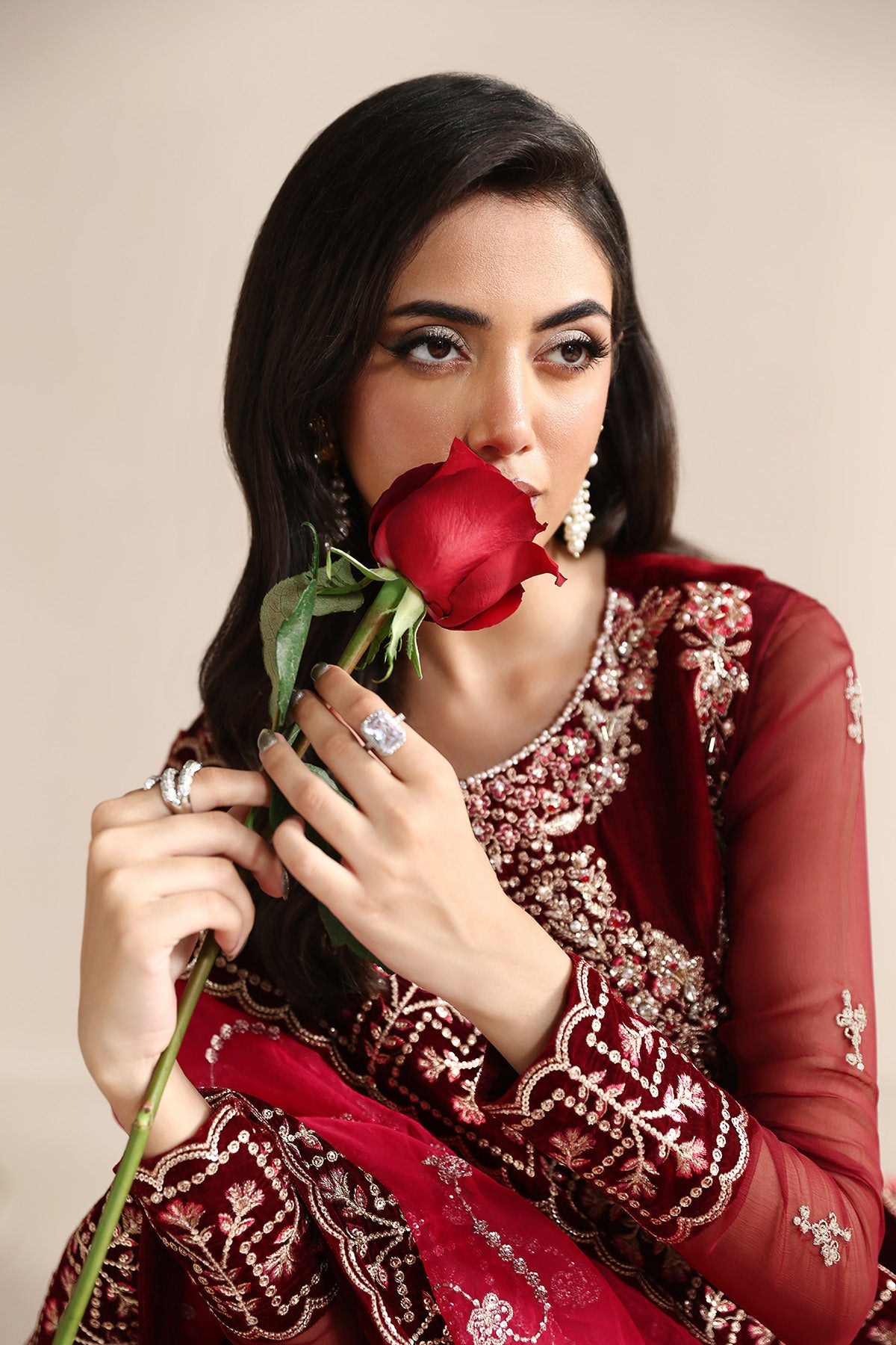 AF-VLT-2209-Cherie | L’AMOUR ’25 – Luxury Handmade Velvet Collection | ALIZEH FASHION