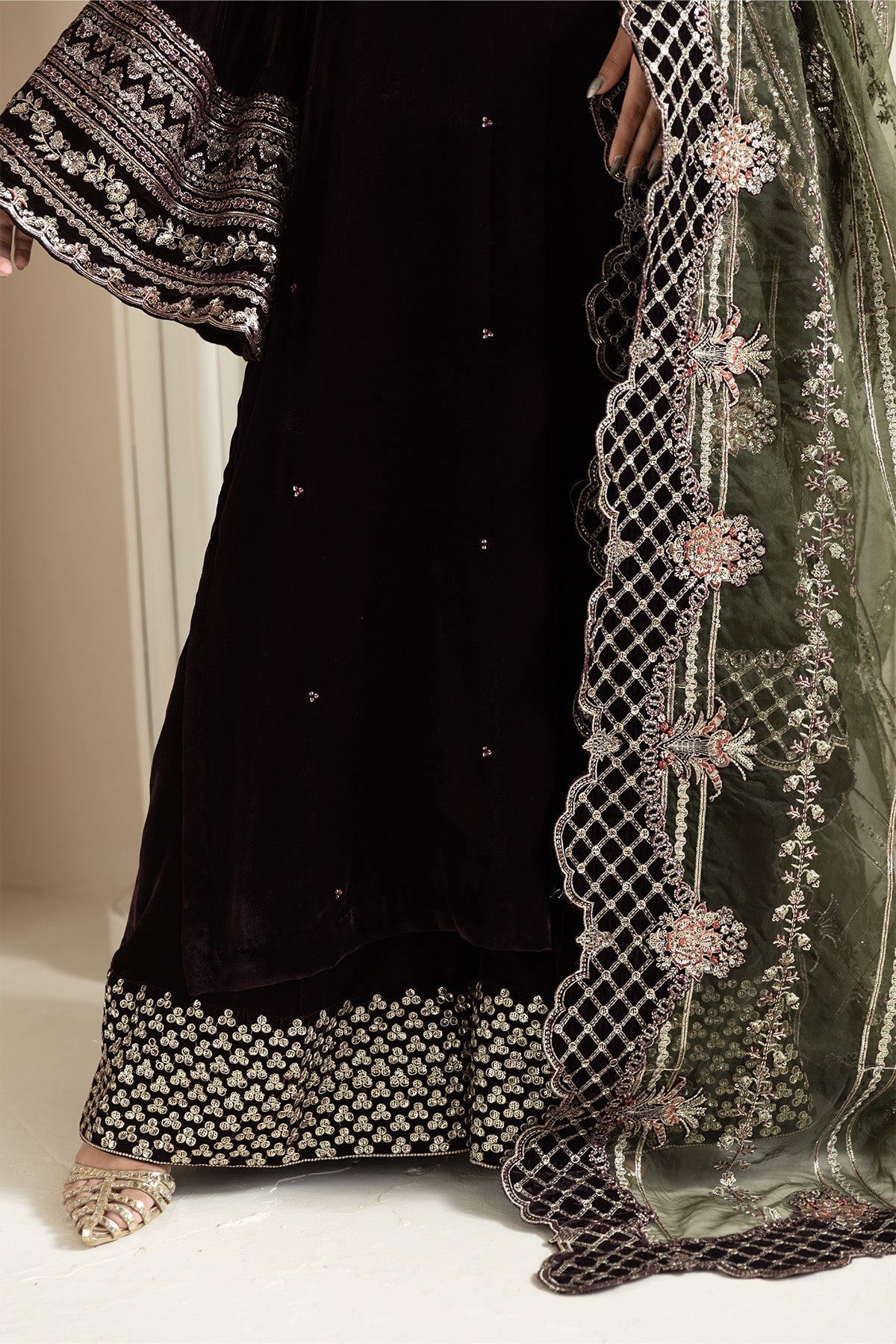 AF-VLT-2213-Vanya | L’AMOUR ’25 – Luxury Handmade Velvet Collection | ALIZEH FASHION