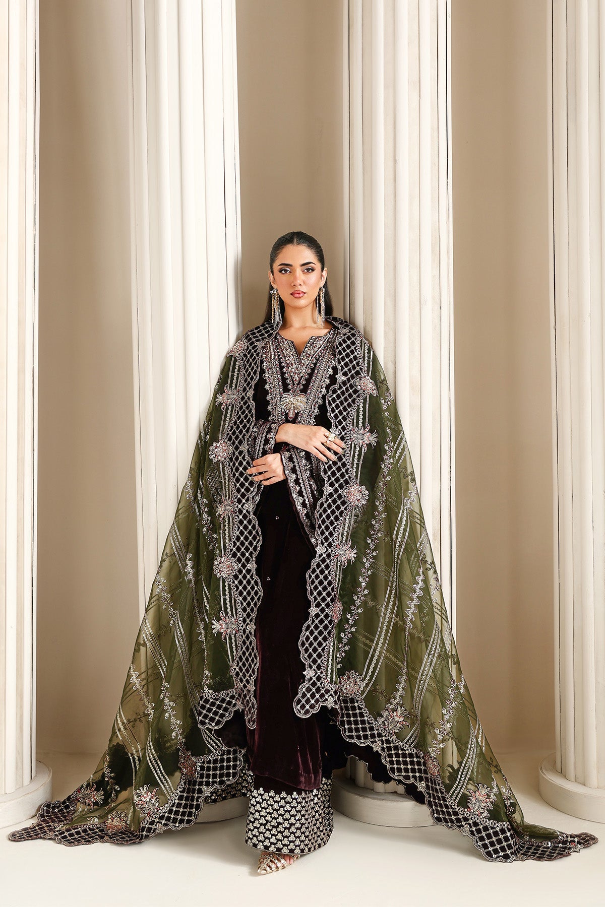 AF-VLT-2213-Vanya | L’AMOUR ’25 – Luxury Handmade Velvet Collection | ALIZEH FASHION