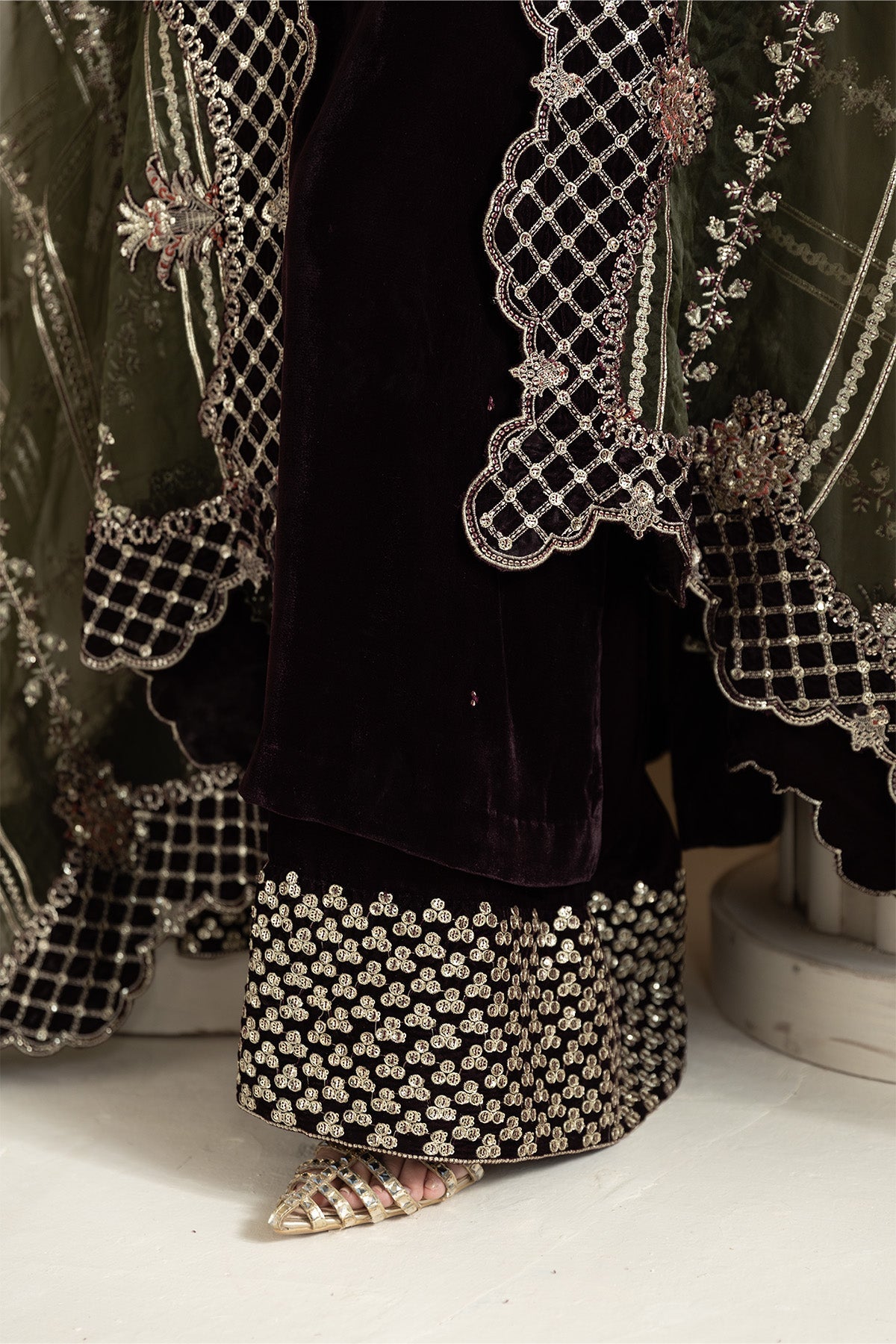 AF-VLT-2213-Vanya | L’AMOUR ’25 – Luxury Handmade Velvet Collection | ALIZEH FASHION