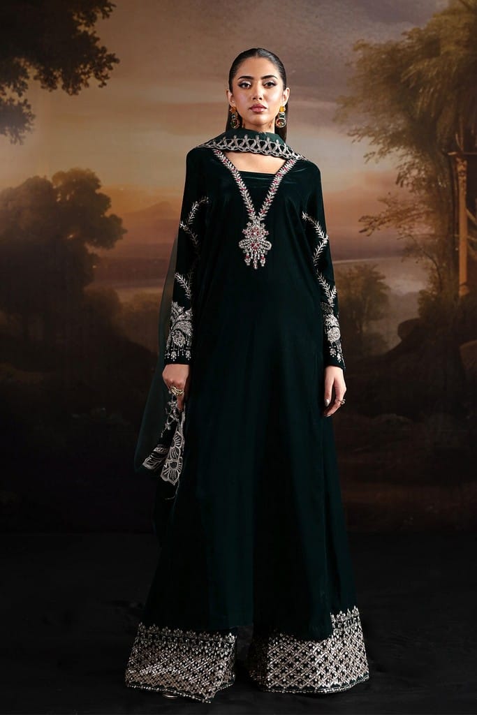 AF-VLT-2210-Vinni | L’AMOUR ’25 – Luxury Handmade Velvet Collection | ALIZEH FASHION