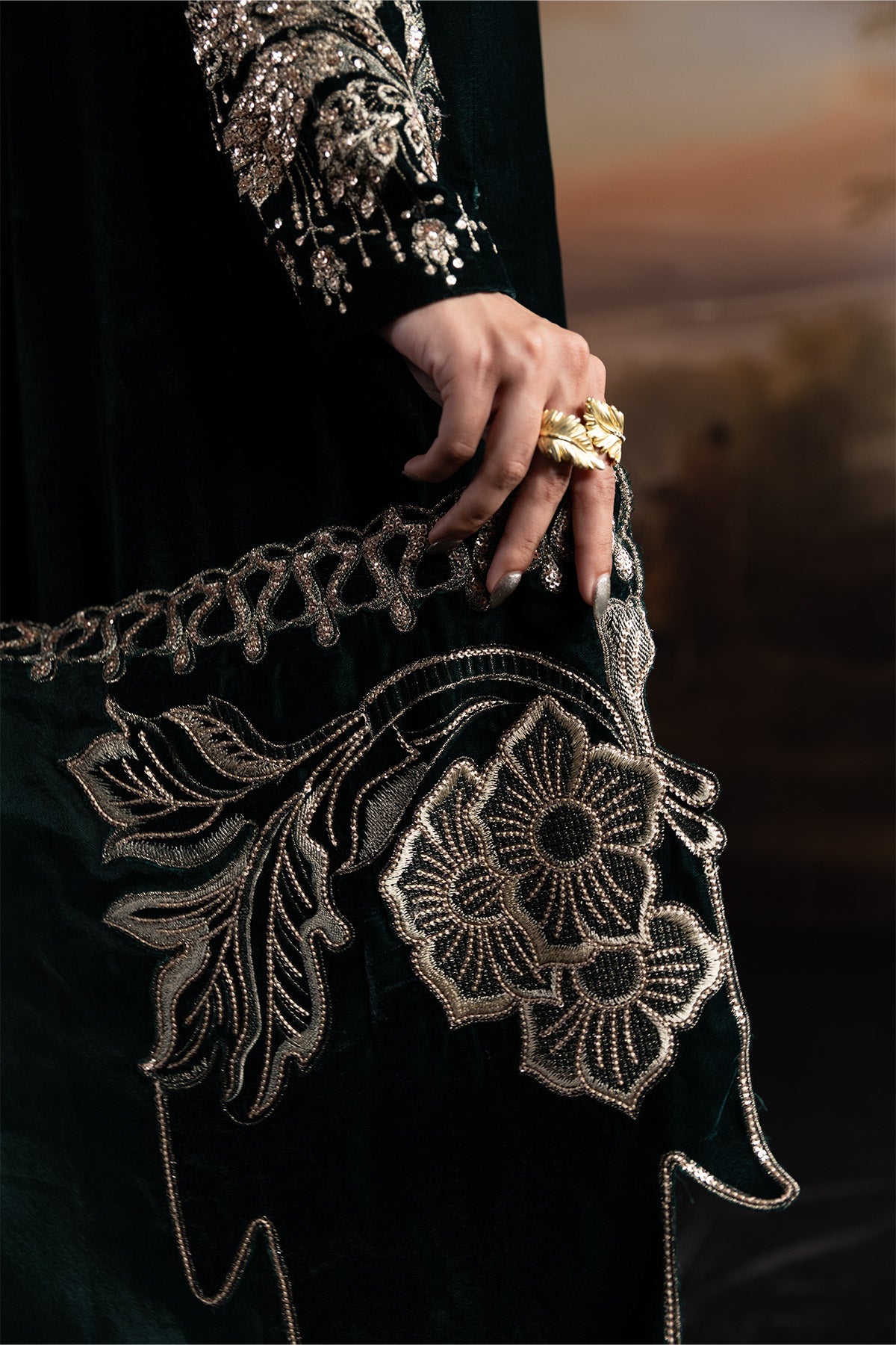 AF-VLT-2210-Vinni | L’AMOUR ’25 – Luxury Handmade Velvet Collection | ALIZEH FASHION