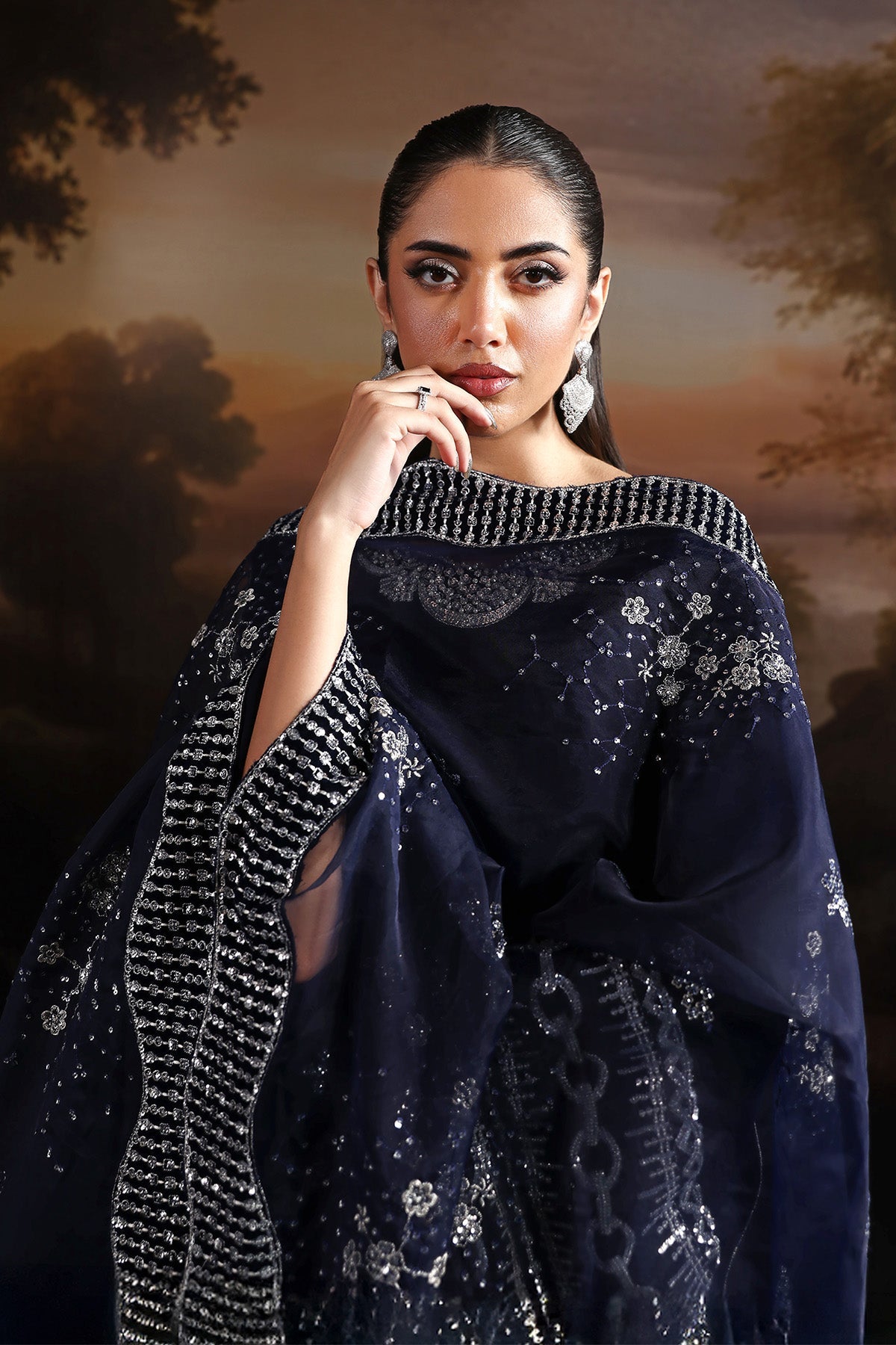 AF-VLT-2208-Velvetine | L’AMOUR ’25 – Luxury Handmade Velvet Collection | ALIZEH FASHION