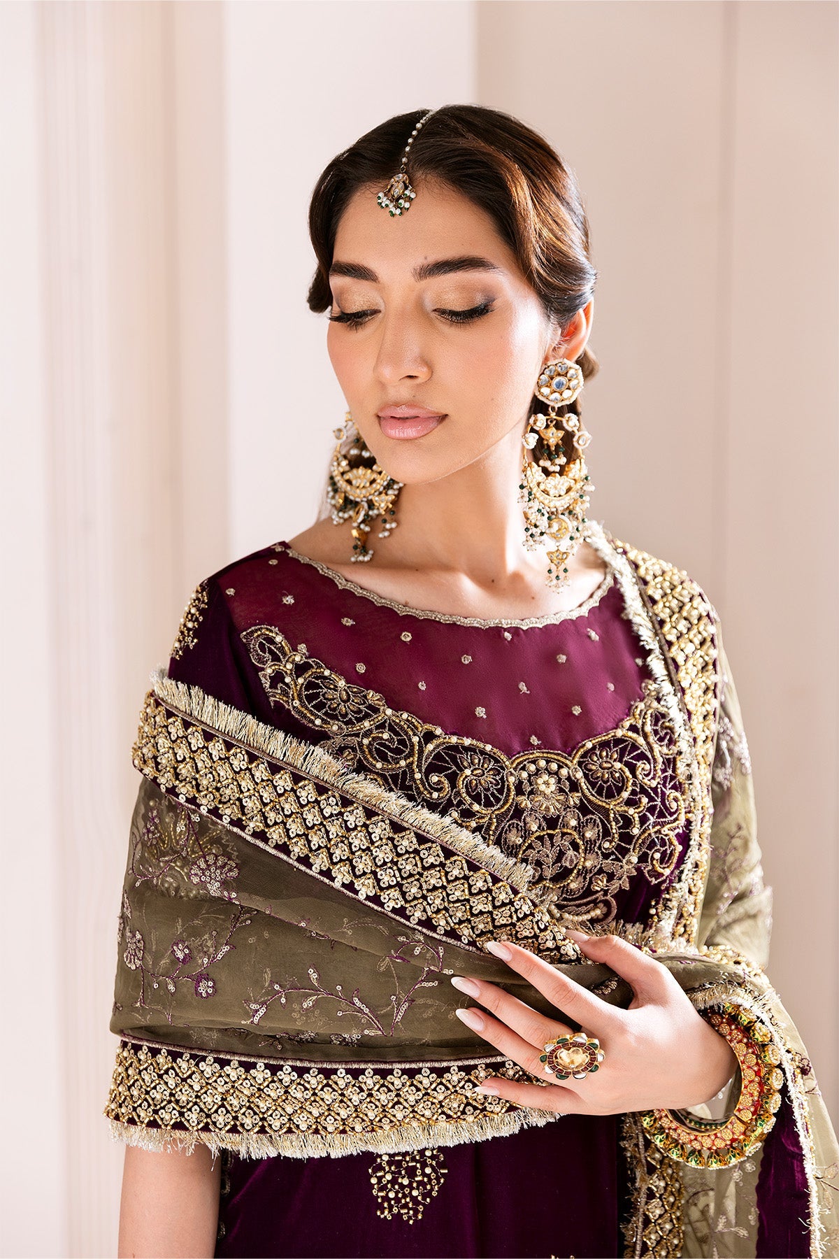 AF-VLT-2228-Zarlish | MAKHMAL - Luxury Velvet Edit | ALIZEH FASHION