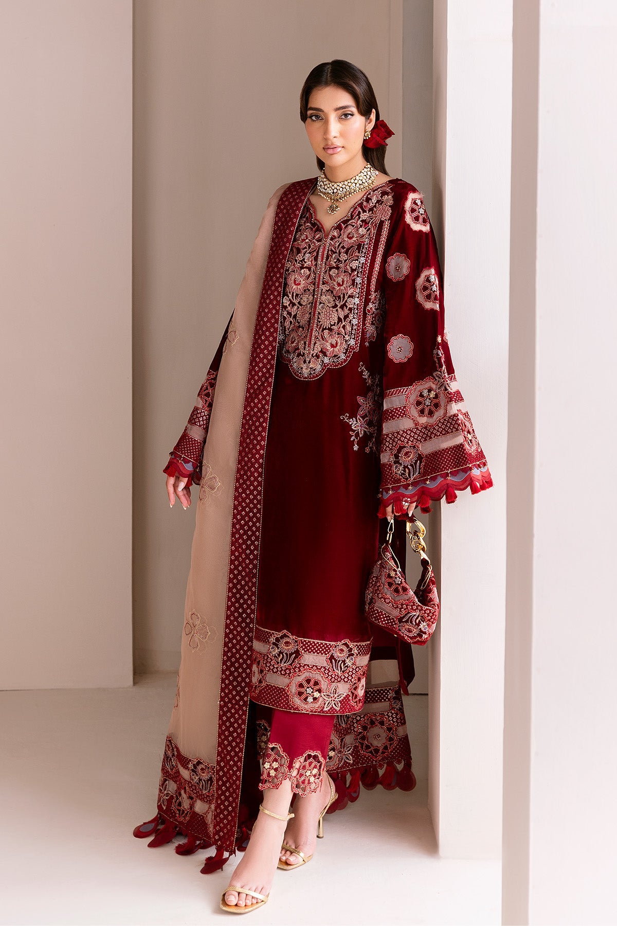 AF-VLT-2226-Velzari | MAKHMAL - Luxury Velvet Edit | ALIZEH FASHION
