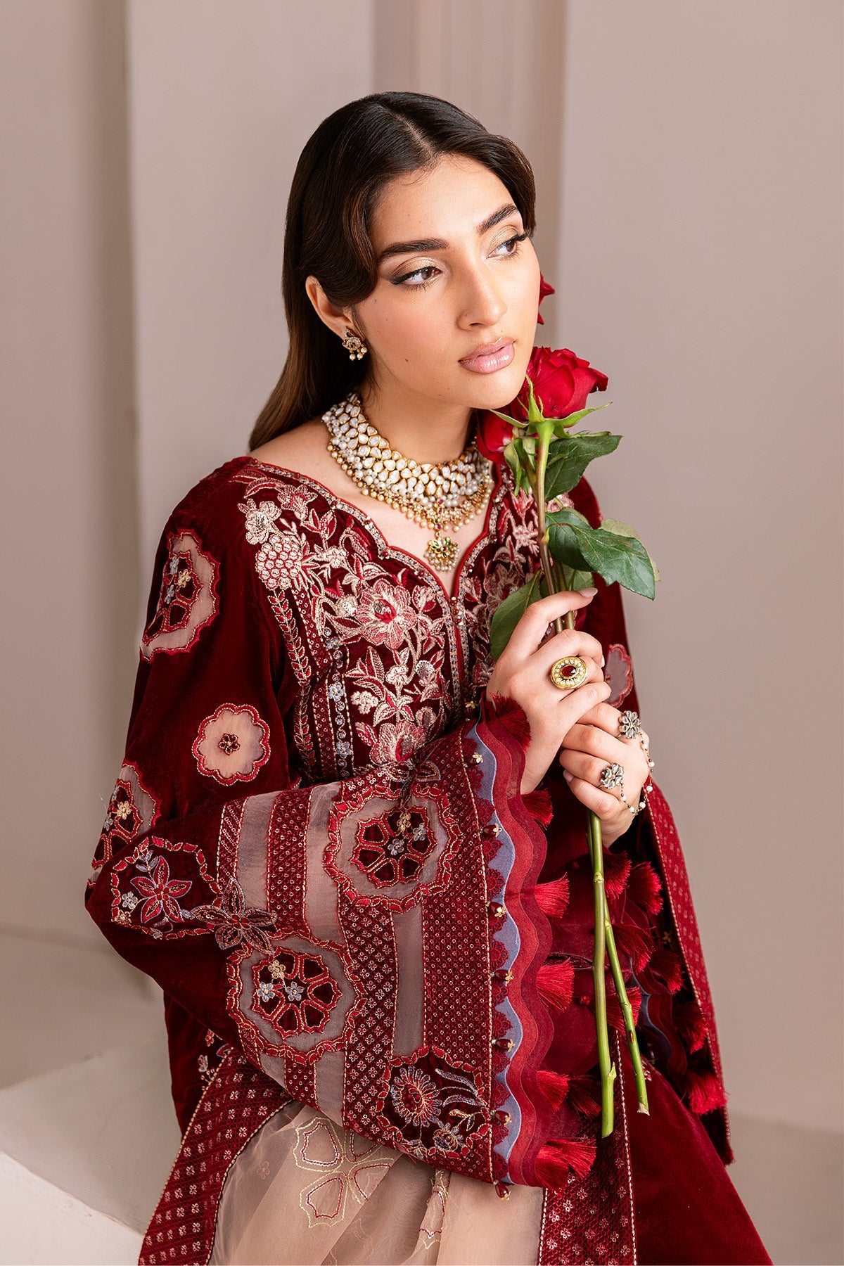 AF-VLT-2226-Velzari | MAKHMAL - Luxury Velvet Edit | ALIZEH FASHION