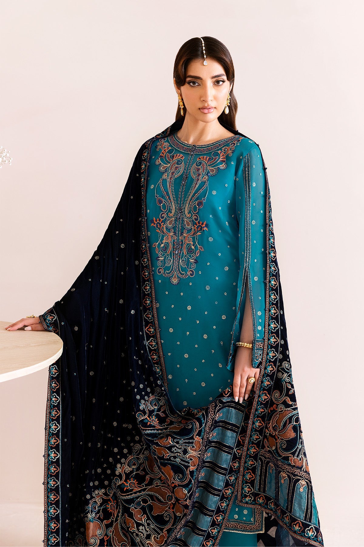 AF-VLT-2225-Nelofer | MAKHMAL - Luxury Velvet Edit | ALIZEH FASHION