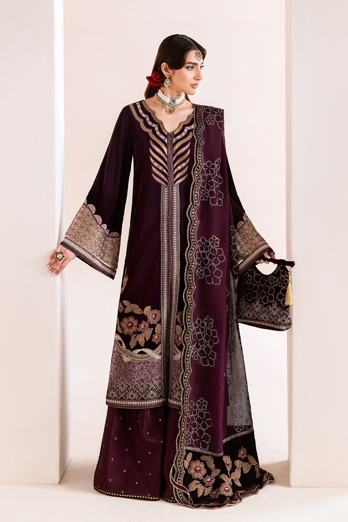 AF-VLT-2221-Mehree | MAKHMAL - Luxury Velvet Edit | ALIZEH FASHION