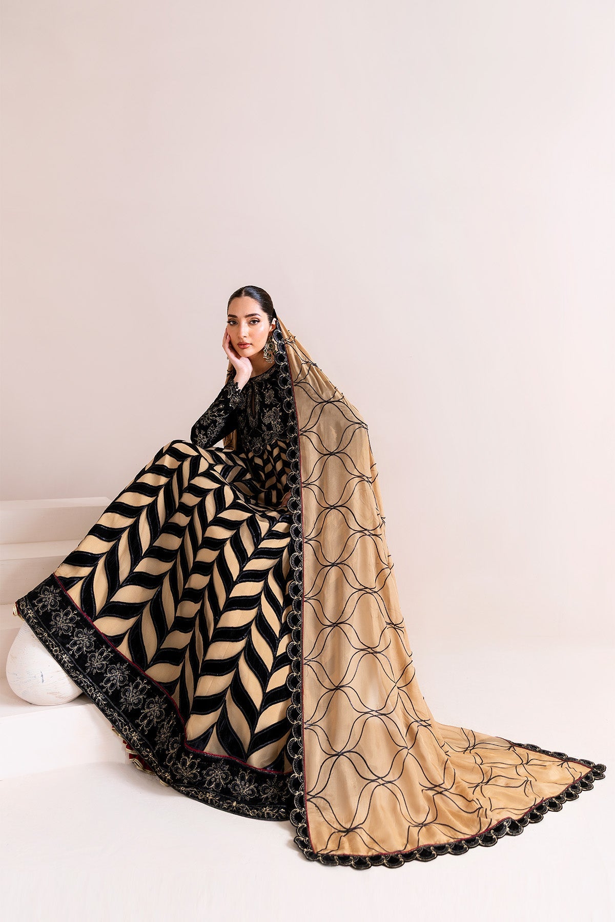 AF-VLT-2223-Noor Jahan | MAKHMAL - Luxury Velvet Edit | ALIZEH FASHION