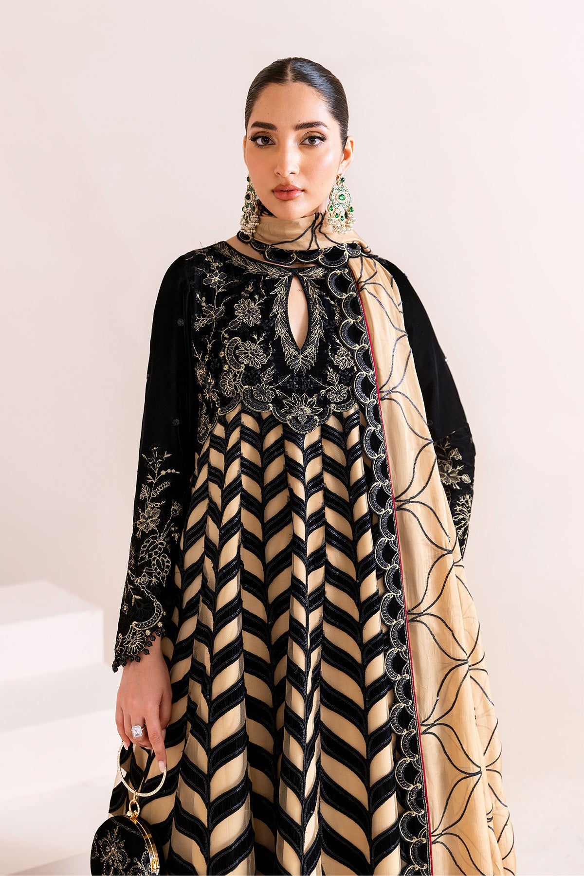 AF-VLT-2223-Noor Jahan | MAKHMAL - Luxury Velvet Edit | ALIZEH FASHION