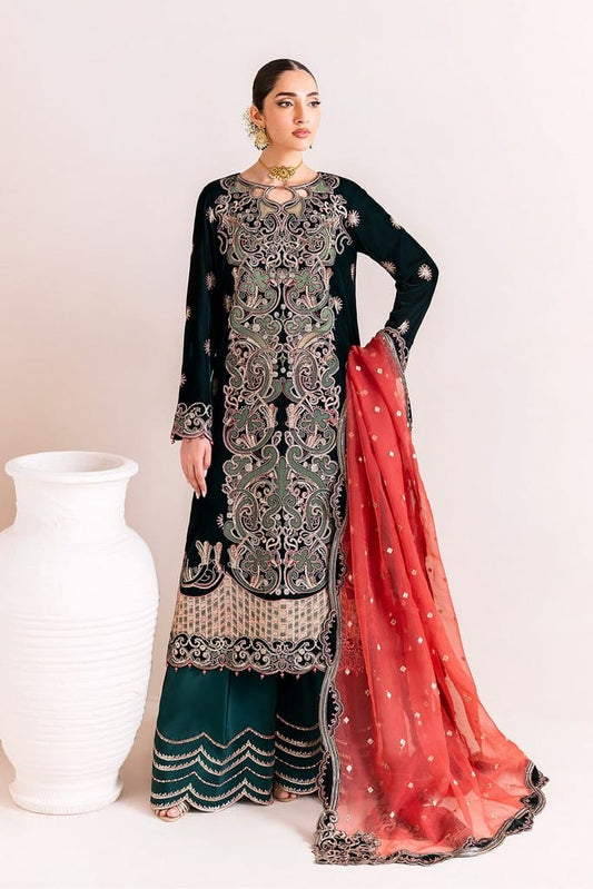 AF-VLT-2227-Kiswa | MAKHMAL - Luxury Velvet Edit | ALIZEH FASHION