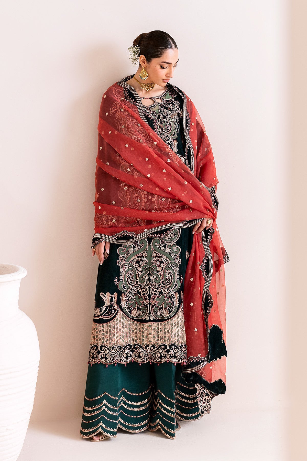 AF-VLT-2227-Kiswa | MAKHMAL - Luxury Velvet Edit | ALIZEH FASHION