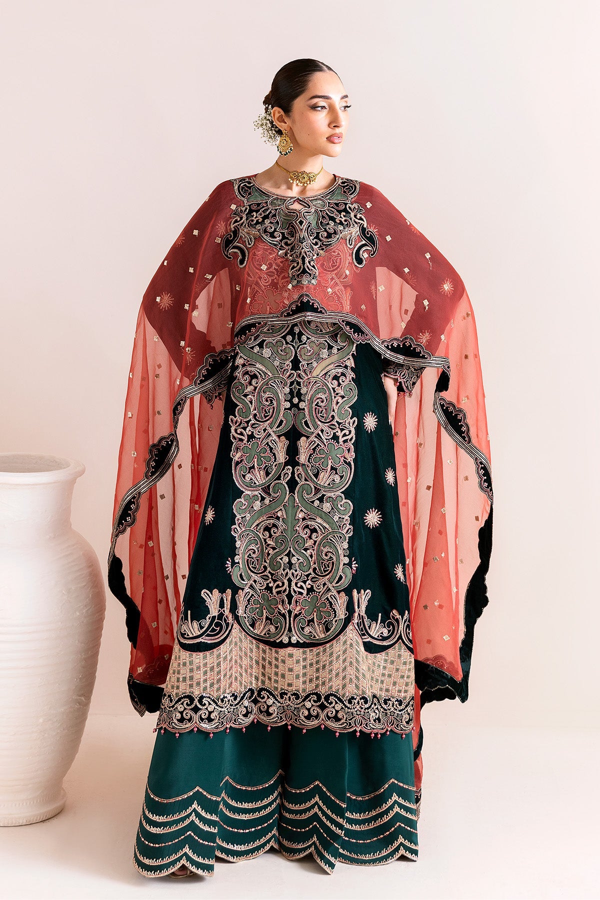 AF-VLT-2227-Kiswa | MAKHMAL - Luxury Velvet Edit | ALIZEH FASHION