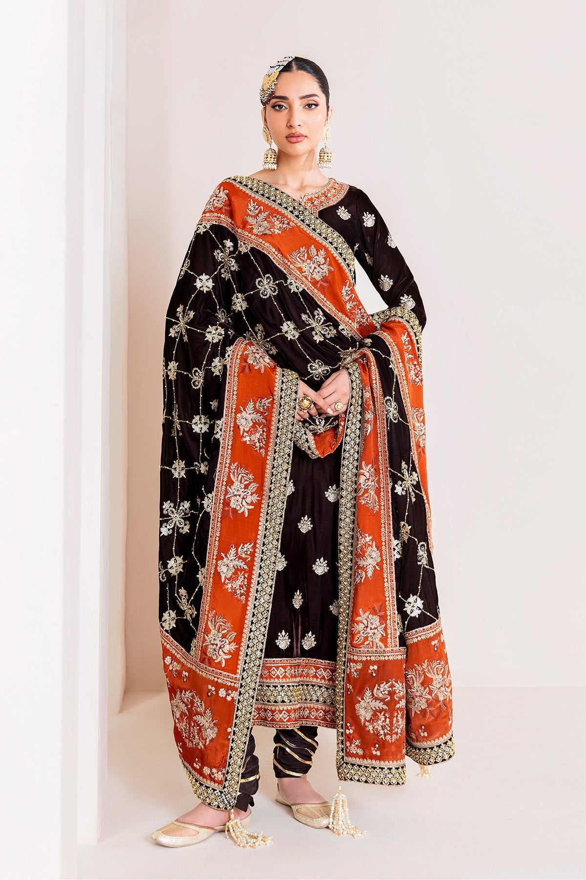 AF-VLT-2224-Sabaat | MAKHMAL - Luxury Velvet Edit | ALIZEH FASHION