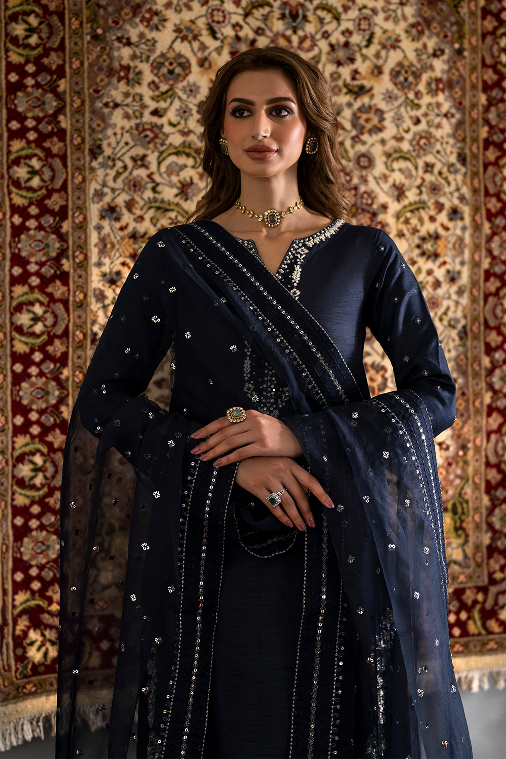 IRS-11 | LUXE RAW SILK | IZNIK in UK USA UAE online kapraye.com