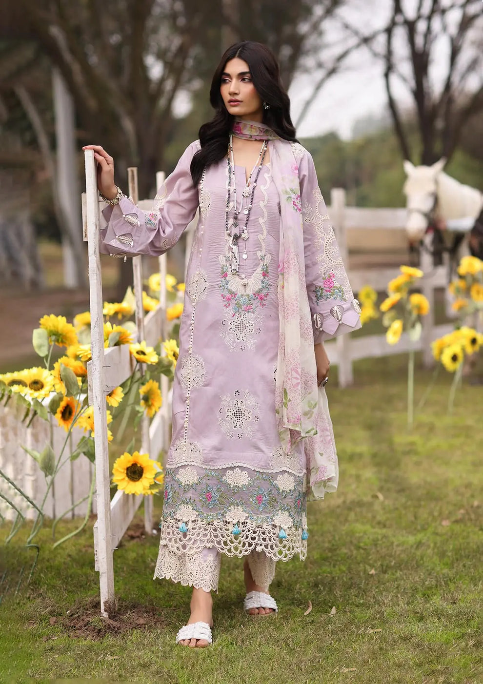 KFL-08B ELAYA | FESTIVE LAWN 2024 | KAHF PREMIUM in UK USA UAE online kapraye.com