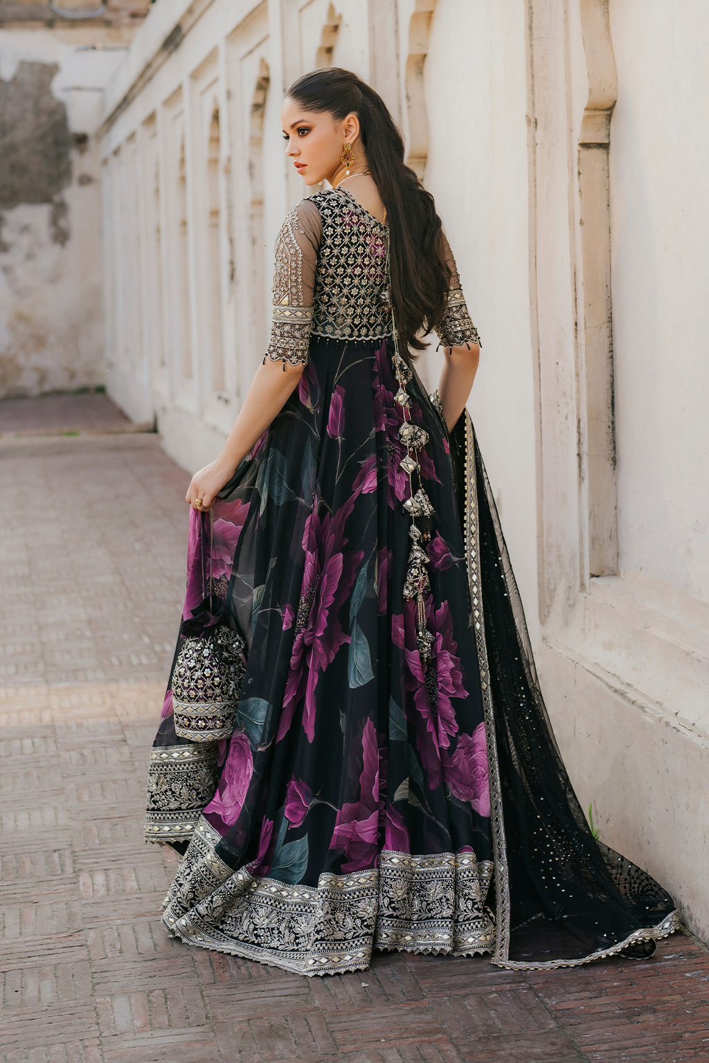 UE-321 Printed Chiffon | Printed Formals | IZNIK