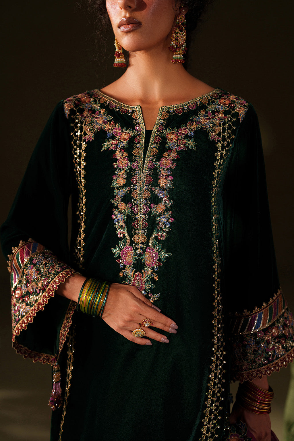 IV-74 Embroidered Velvet | VELVET EDIT II | IZNIK
