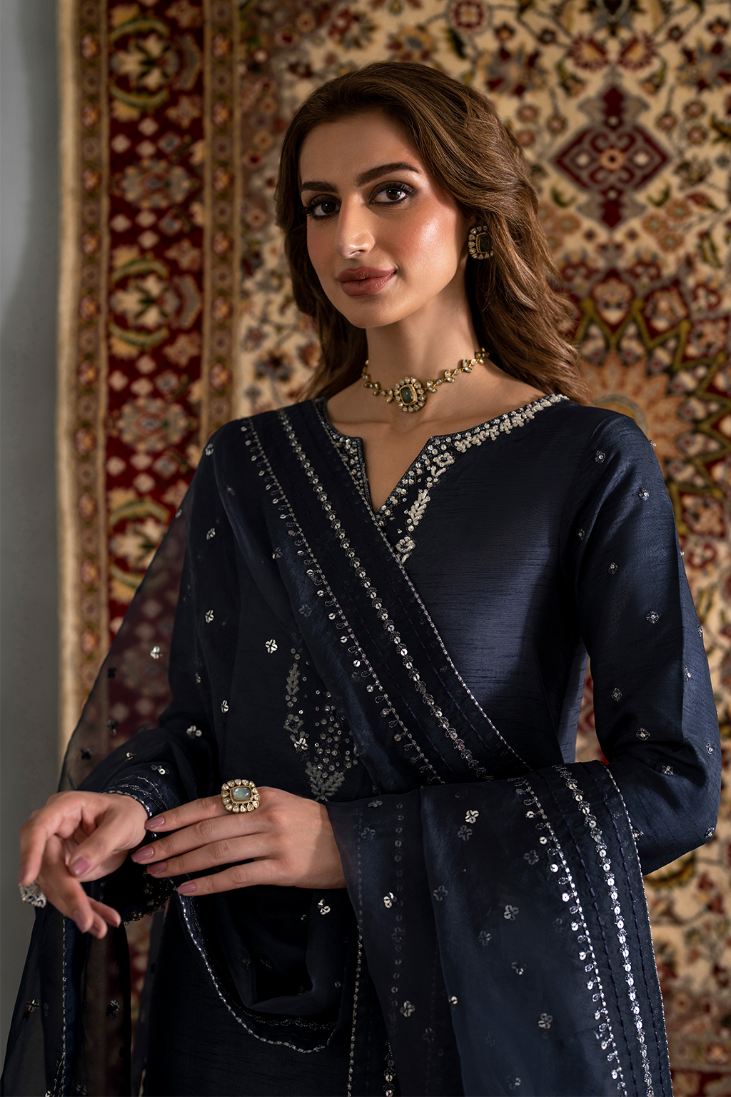 IRS-11 | LUXE RAW SILK | IZNIK in UK USA UAE online kapraye.com