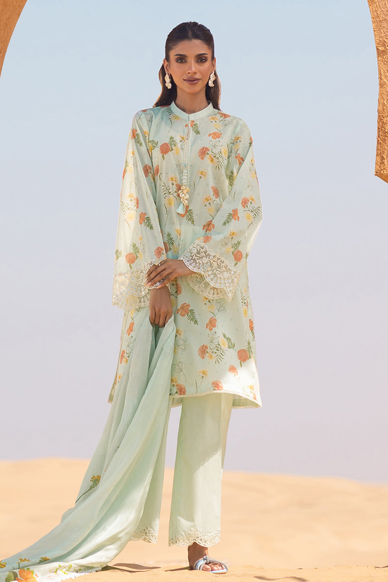 AQUA GLAZE | EID LAWN EDIT 2 | CROSS STITCH