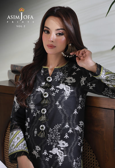 AJBP-60 (1-PC) || BASIC PRINTS VOL 2 || ASIM JOFA in UK USA UAE online kapraye.com