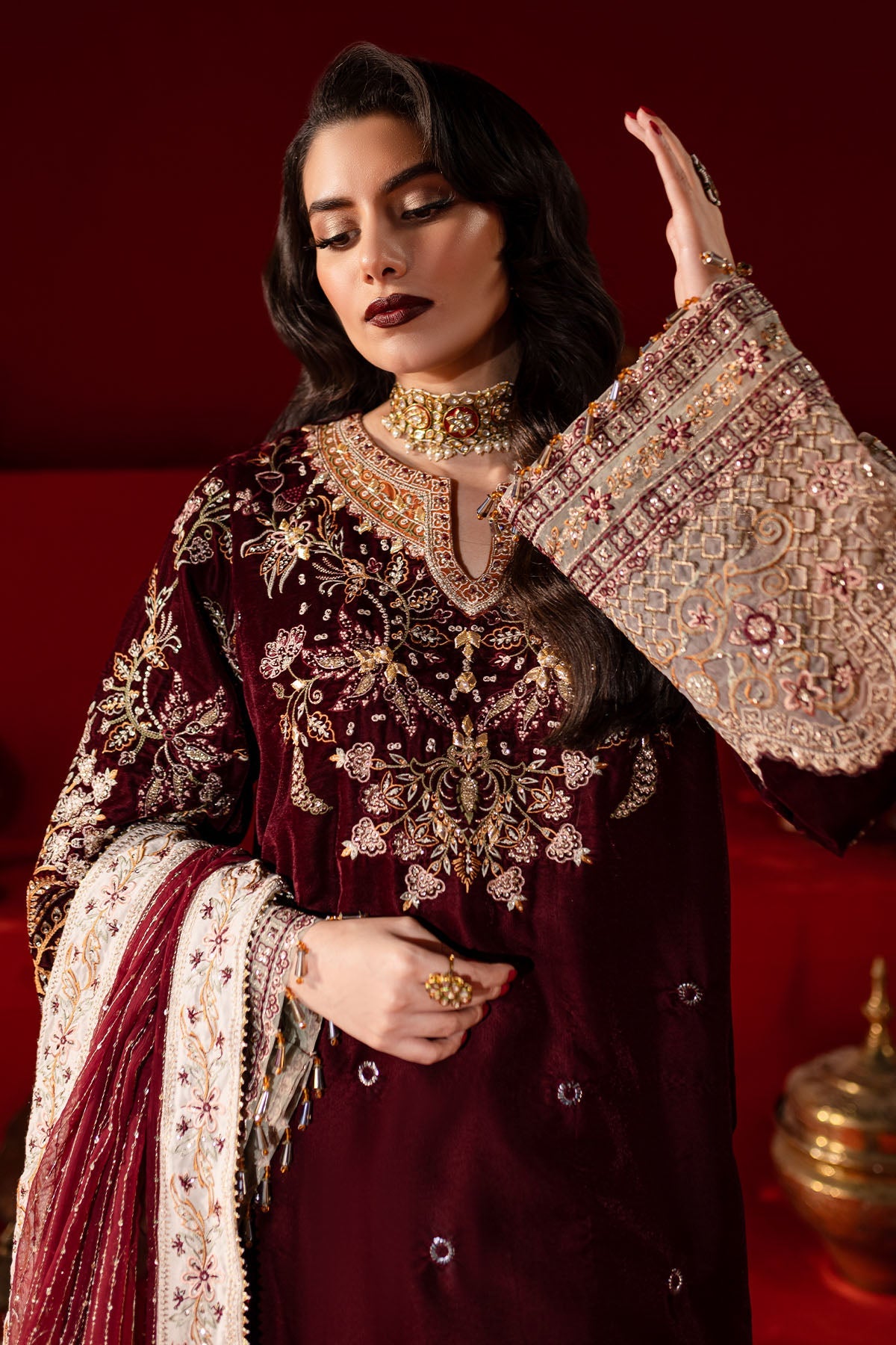 NW-89 | MAYA VELVET | NUREH in UK USA UAE online kapraye.com