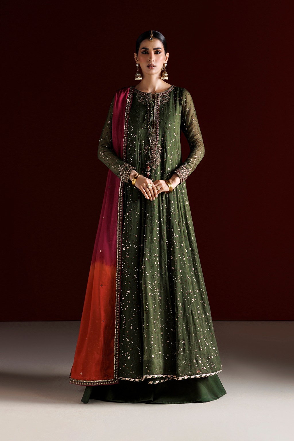 CC-105 Embroidered Chiffon | SEMI FORMALS VOL 1 | IZNIK in UK USA UAE online kapraye.com