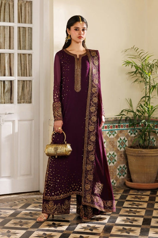 CC-95 Embroidered Chiffon | NOOR ANGAN SEMI FORMALS | IZNIK