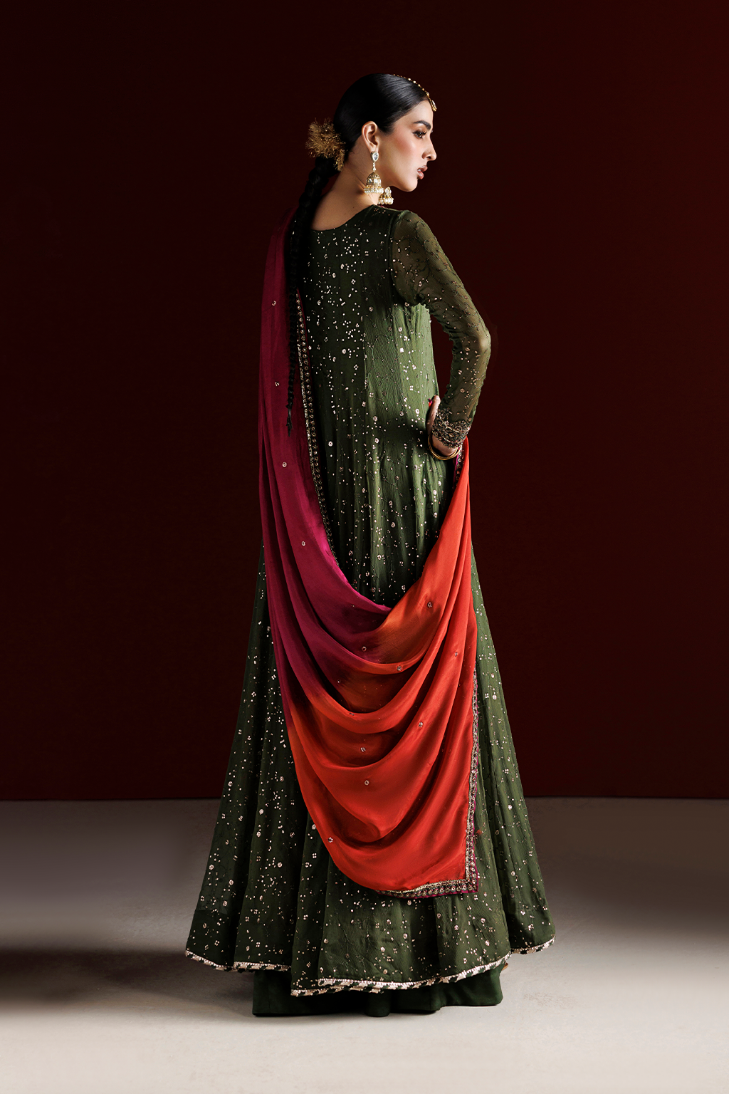 CC-105 Embroidered Chiffon | SEMI FORMALS VOL 1 | IZNIK in UK USA UAE online kapraye.com