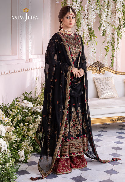 AJCC-06 || CHANDNI LUXURY CHIFFON '23 || ASIM JOFA in UK USA UAE online kapraye.com