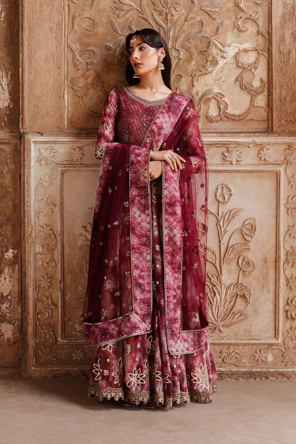 UE-533 Printed Chiffon | Printed Formals | IZNIK