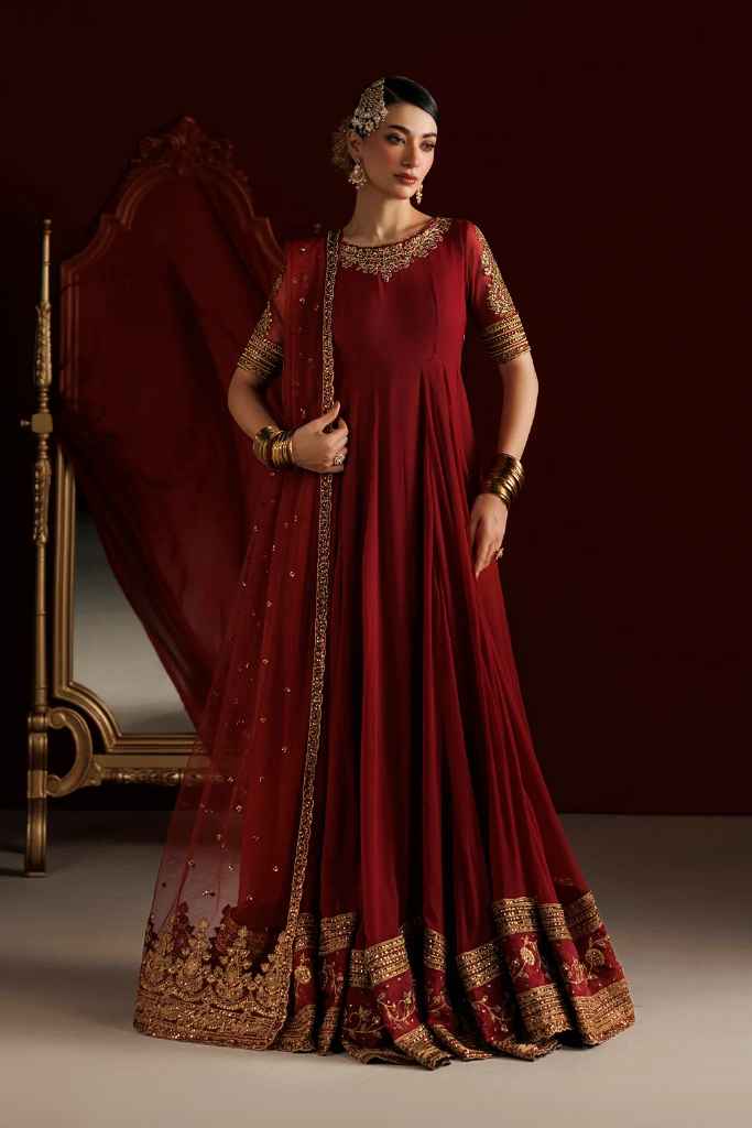CC-111 Embroidered Chiffon | SEMI FORMALS VOL 1 | IZNIK in UK USA UAE online kapraye.com
