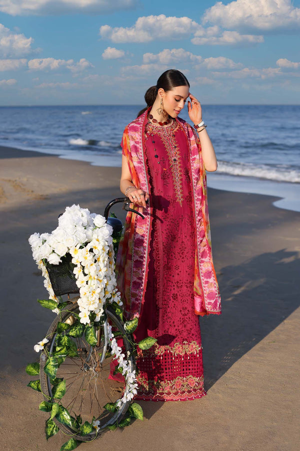 NLCL23-D12-A | NOOR LUXURY CHIKANKARI LAWN 2023 | NOOR BY SADIA ASAD in UK USA UAE online kapraye.com