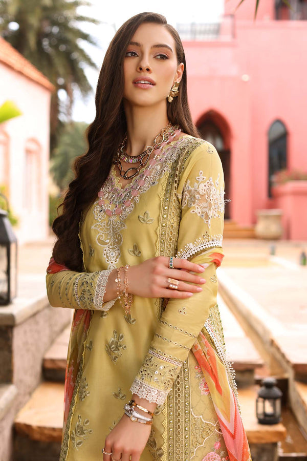 NLCL23-D9-A | NOOR LUXURY CHIKANKARI LAWN 2023 | NOOR BY SADIA ASAD in UK USA UAE online kapraye.com