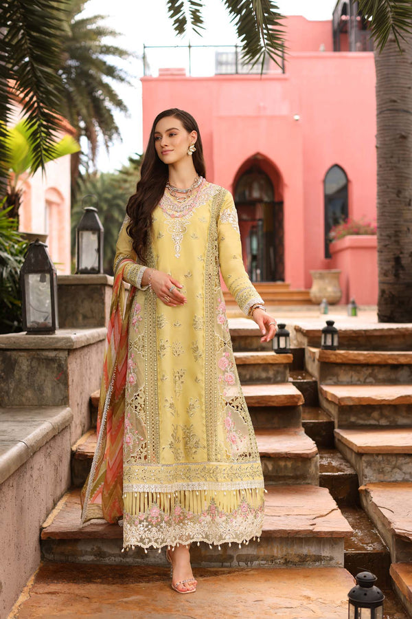 NLCL23-D9-A | NOOR LUXURY CHIKANKARI LAWN 2023 | NOOR BY SADIA ASAD in UK USA UAE online kapraye.com