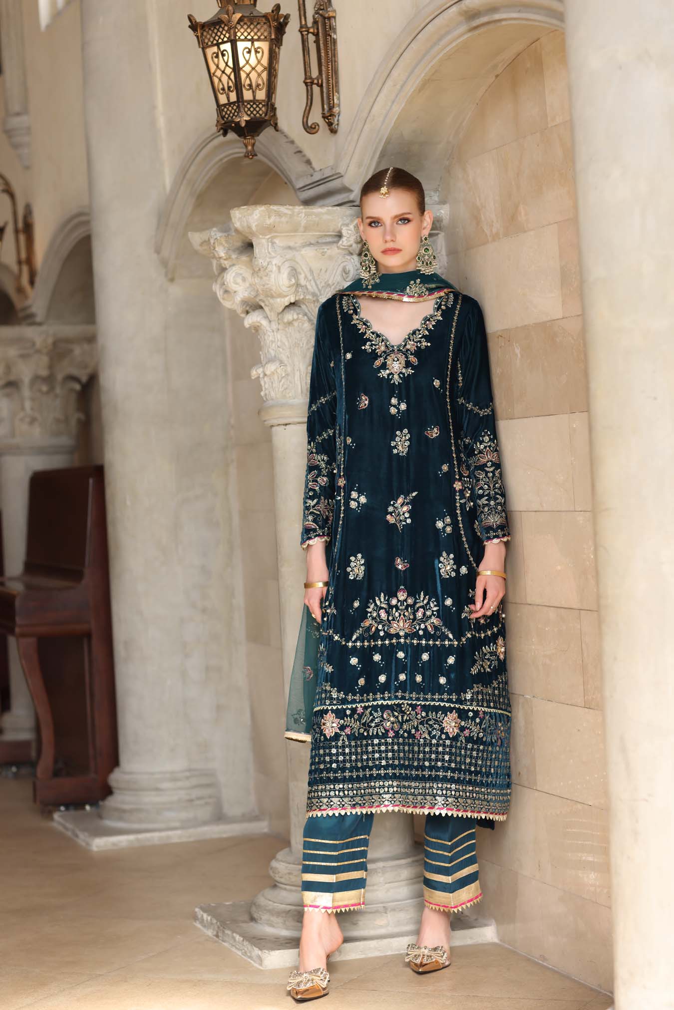 Andaleeb | HANDCRAFTED VELVET '25 | NOOR BY SADIA ASAD