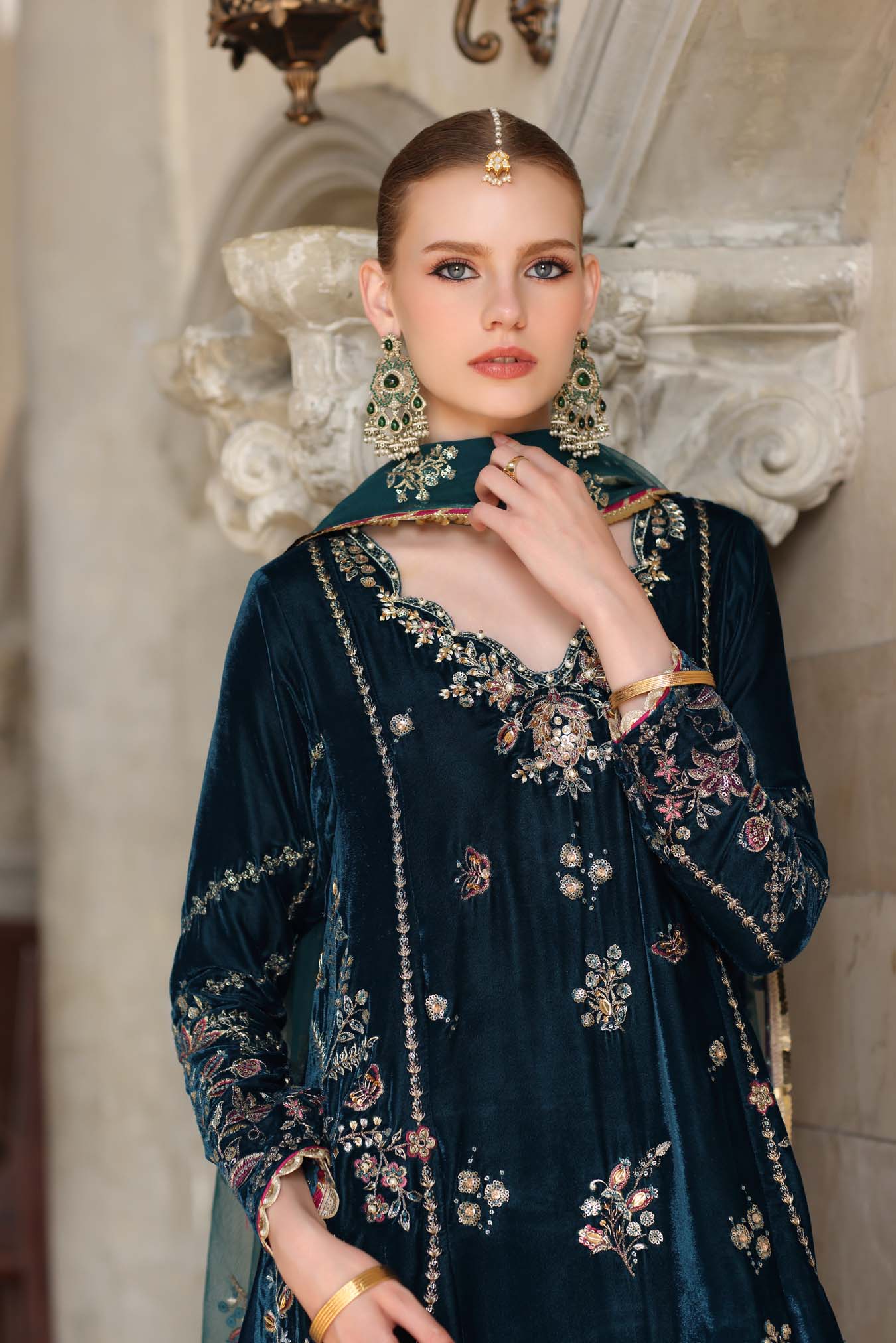 Andaleeb | HANDCRAFTED VELVET '25 | NOOR BY SADIA ASAD