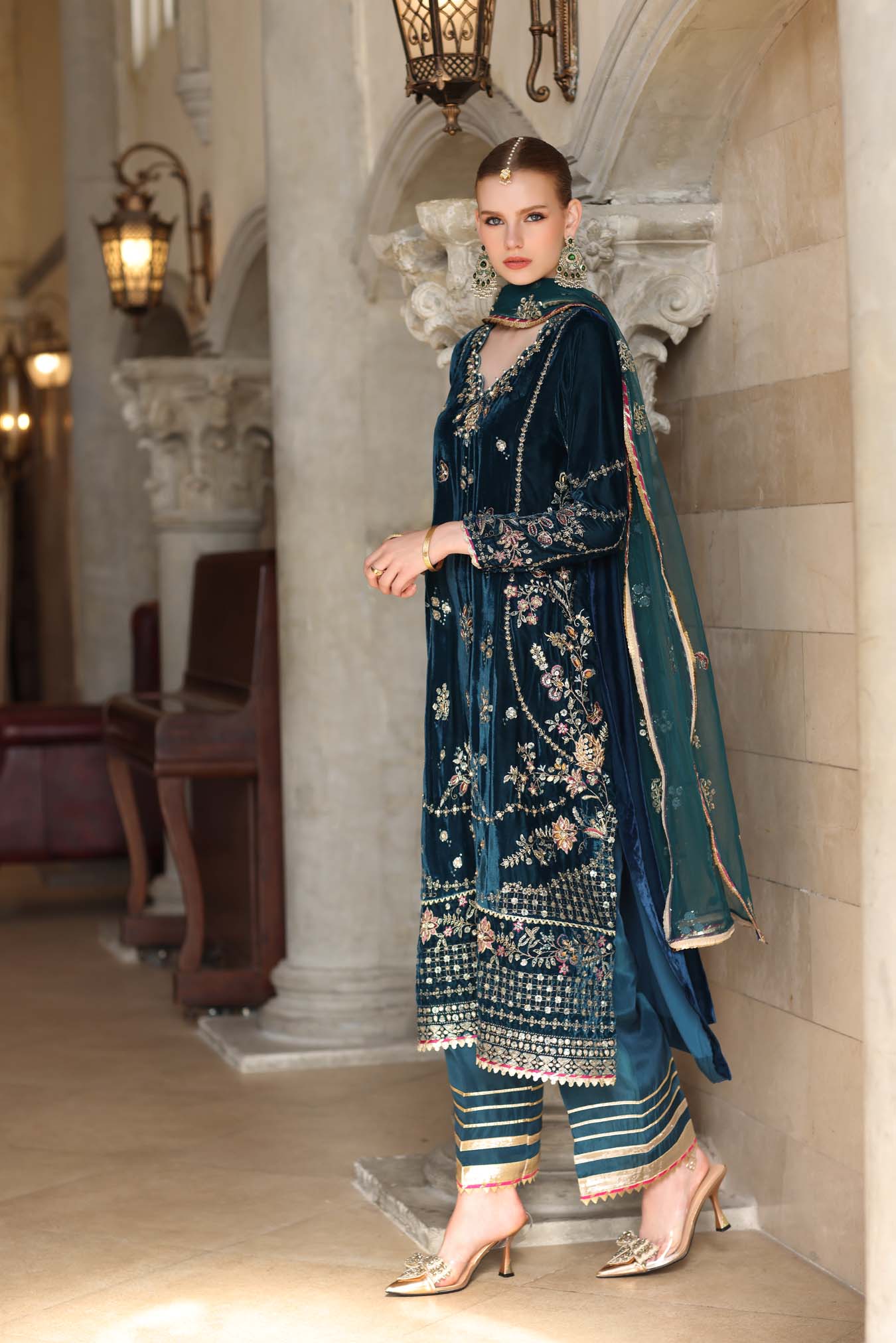 Andaleeb | HANDCRAFTED VELVET '25 | NOOR BY SADIA ASAD