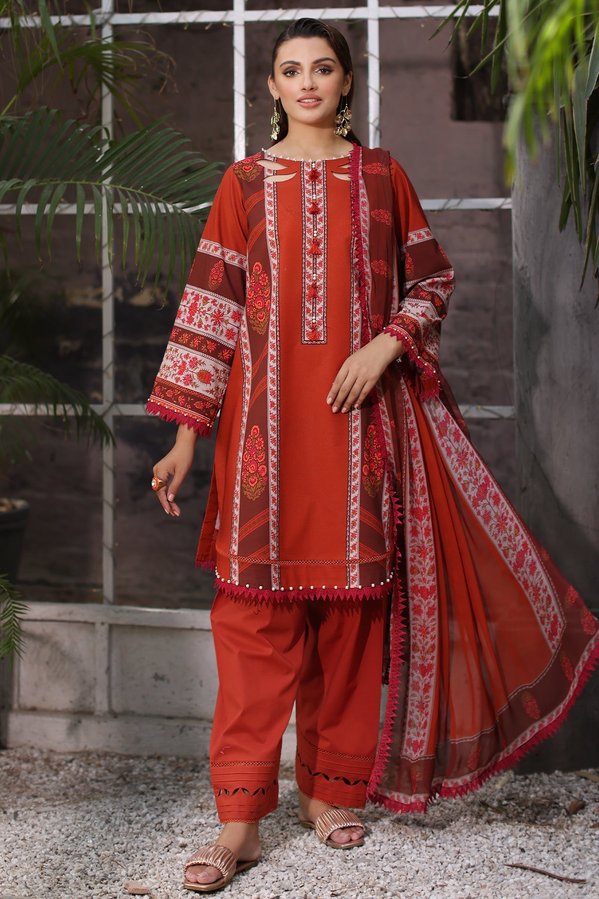 3-PC Unstitched Printed Lawn CP6-09 | C-PRINT VOL-01-2026 | CHARIZMA
