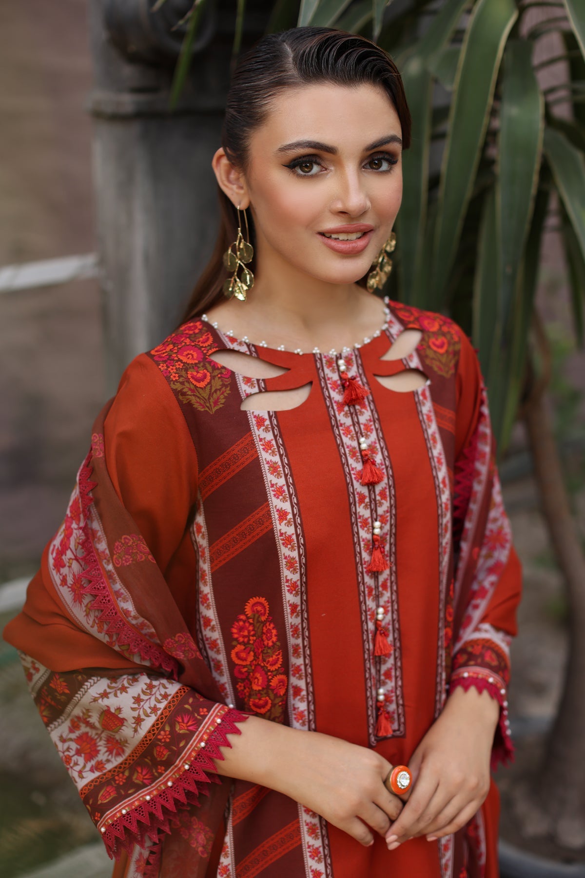 3-PC Unstitched Printed Lawn CP6-09 | C-PRINT VOL-01-2026 | CHARIZMA