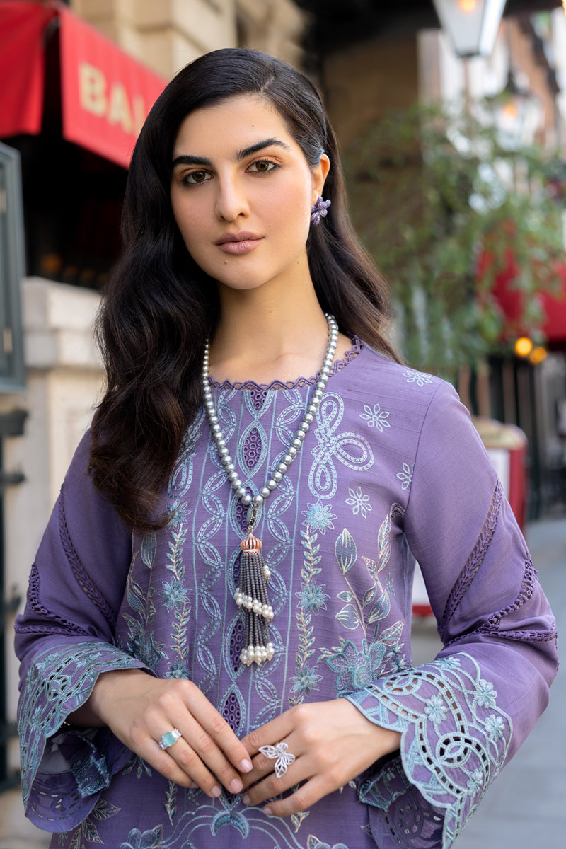 Lavender | Carnation Winter Shawl Edit ’24 | Rang Rasiya