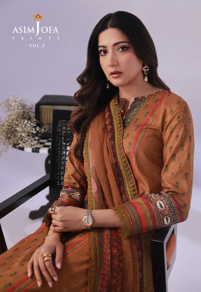 AJBP-37 (3-PCS) || BASIC PRINTS VOL 2 || ASIM JOFA in UK USA UAE online kapraye.com