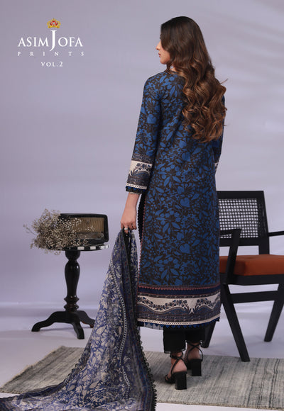 AJBP-43 (3-PCS) || BASIC PRINTS VOL 2 || ASIM JOFA in UK USA UAE online kapraye.com