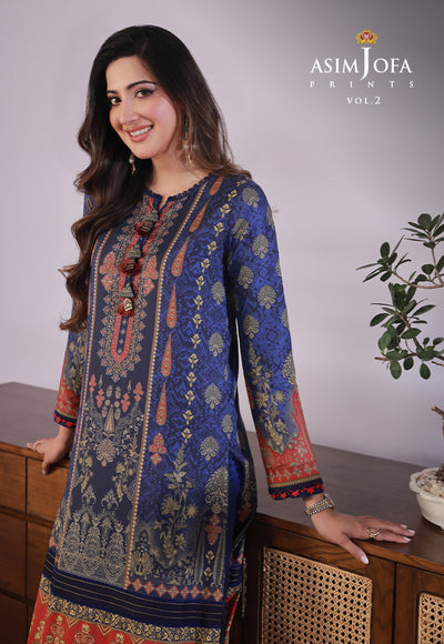 AJBP-50 (1-PC) || BASIC PRINTS VOL 2 || ASIM JOFA in UK USA UAE online kapraye.com