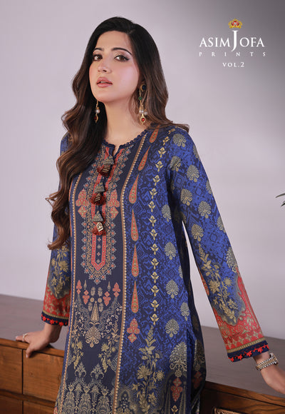 AJBP-50 (1-PC) || BASIC PRINTS VOL 2 || ASIM JOFA in UK USA UAE online kapraye.com