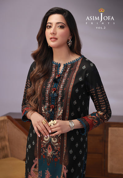 AJBP-51 (2-PCS) || BASIC PRINTS VOL 2 || ASIM JOFA in UK USA UAE online kapraye.com