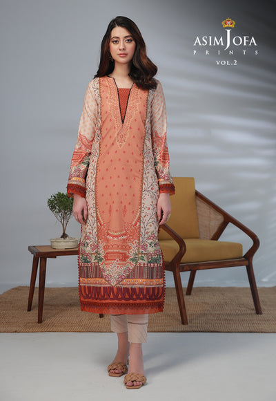 AJBP-53 (2-PCS) || BASIC PRINTS VOL 2 || ASIM JOFA in UK USA UAE online kapraye.com