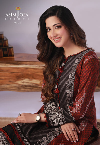 AJBP-58 (1-PC) || BASIC PRINTS VOL 2 || ASIM JOFA in UK USA UAE online kapraye.com