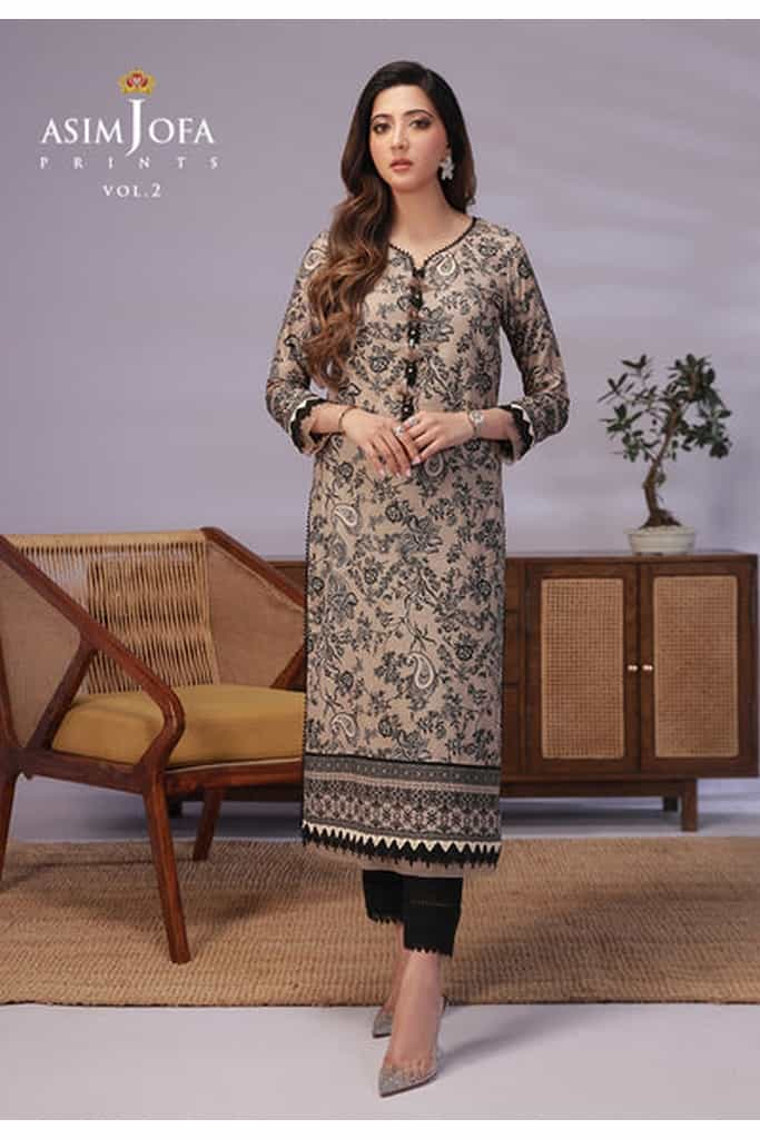 AJBP-59 (1-PC) || BASIC PRINTS VOL 2 || ASIM JOFA in UK USA UAE online kapraye.com